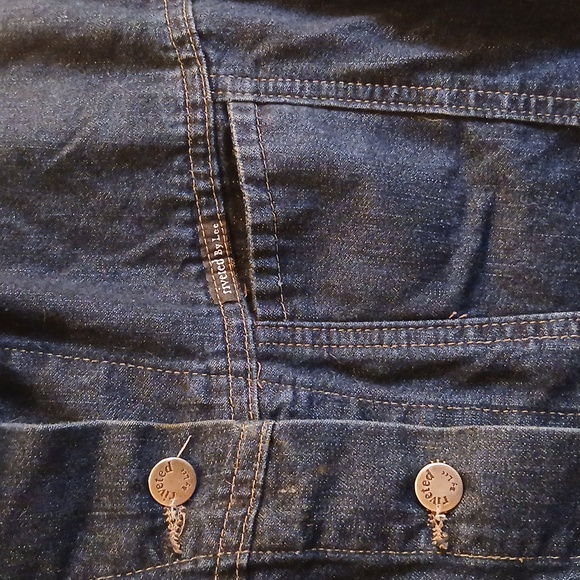 Riveted By‎ LEE BLUE Denim Jacket. XL. Vintage - Picture 4 of 6